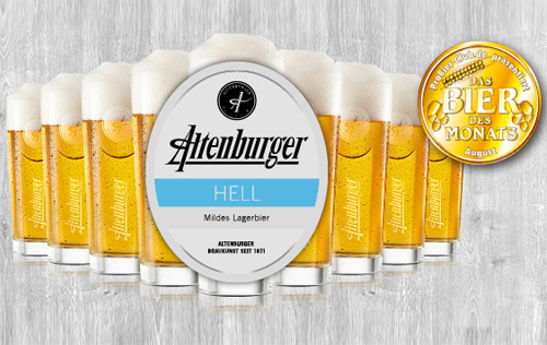Altenburger Hell, Bier des Monats 2017
