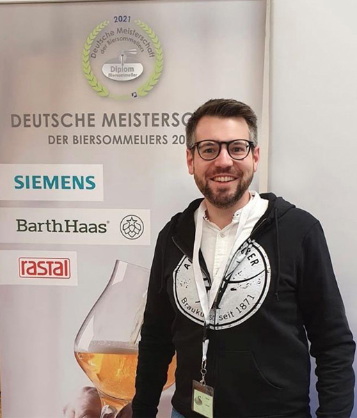Brauereichef vertritt Altenburg erneut bei Weltmeisterschaft der Biersommeliers Altenburg, 22. November 2021
