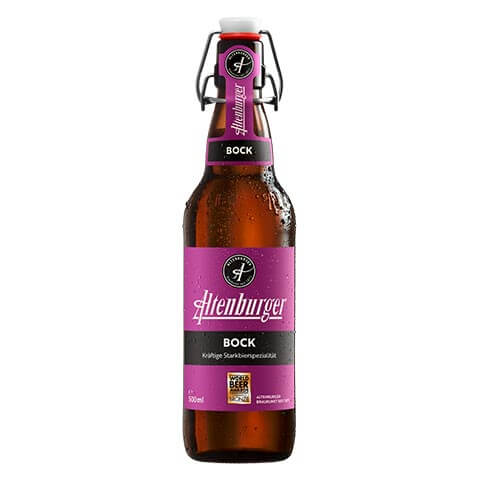 Altenburger Bockbier Flasche