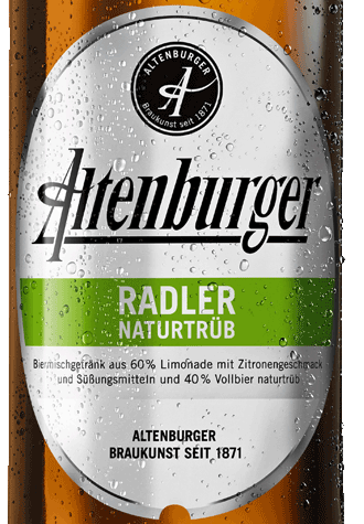 Label Altenburger Radler Naturtrüb