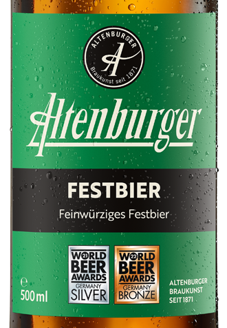 Etikett Altenburger Festbier