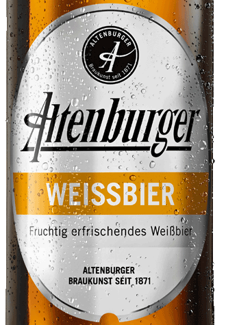 Etikett Altenburger Weissbier
