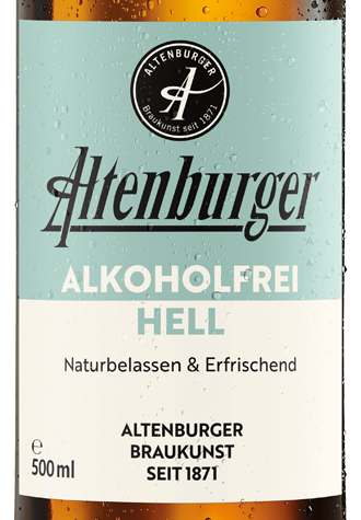 Etikett Altenburger Radler Naturtr&uuml;b