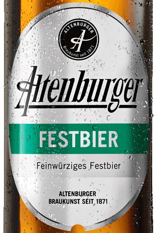 étiquette Altenburger Festbier